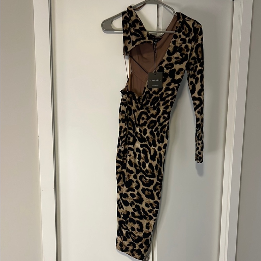 Chic Leopard Print Dress